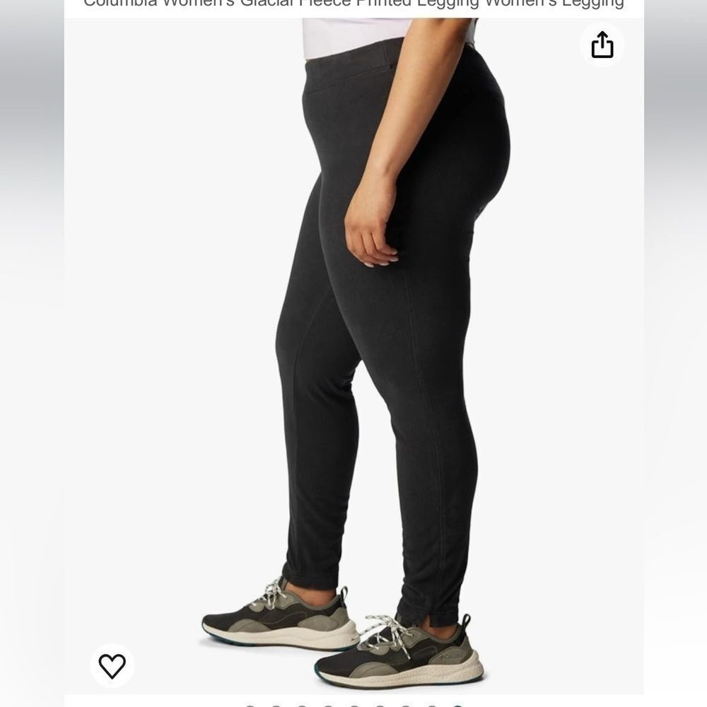 Columbia Women's Glacial Fleece Printed Legging Women's ex large black ex large - Picture 6 of 12